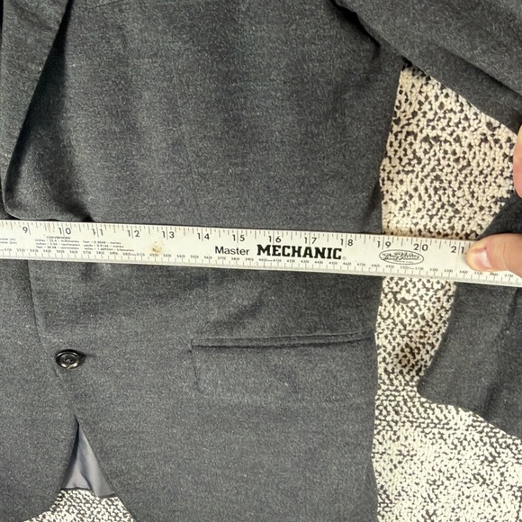 Ermengildo Zegna 100% Silk Blazer Mens 40R ZegnaSilk 2 Vent Dark Gray - Picture 9 of 12